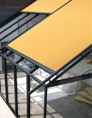 Terrassenüberdachung aus Glas