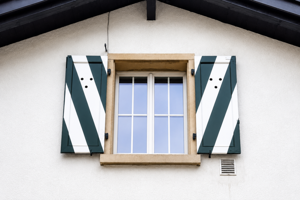 Fensterläden mit hochwertiger Folierung