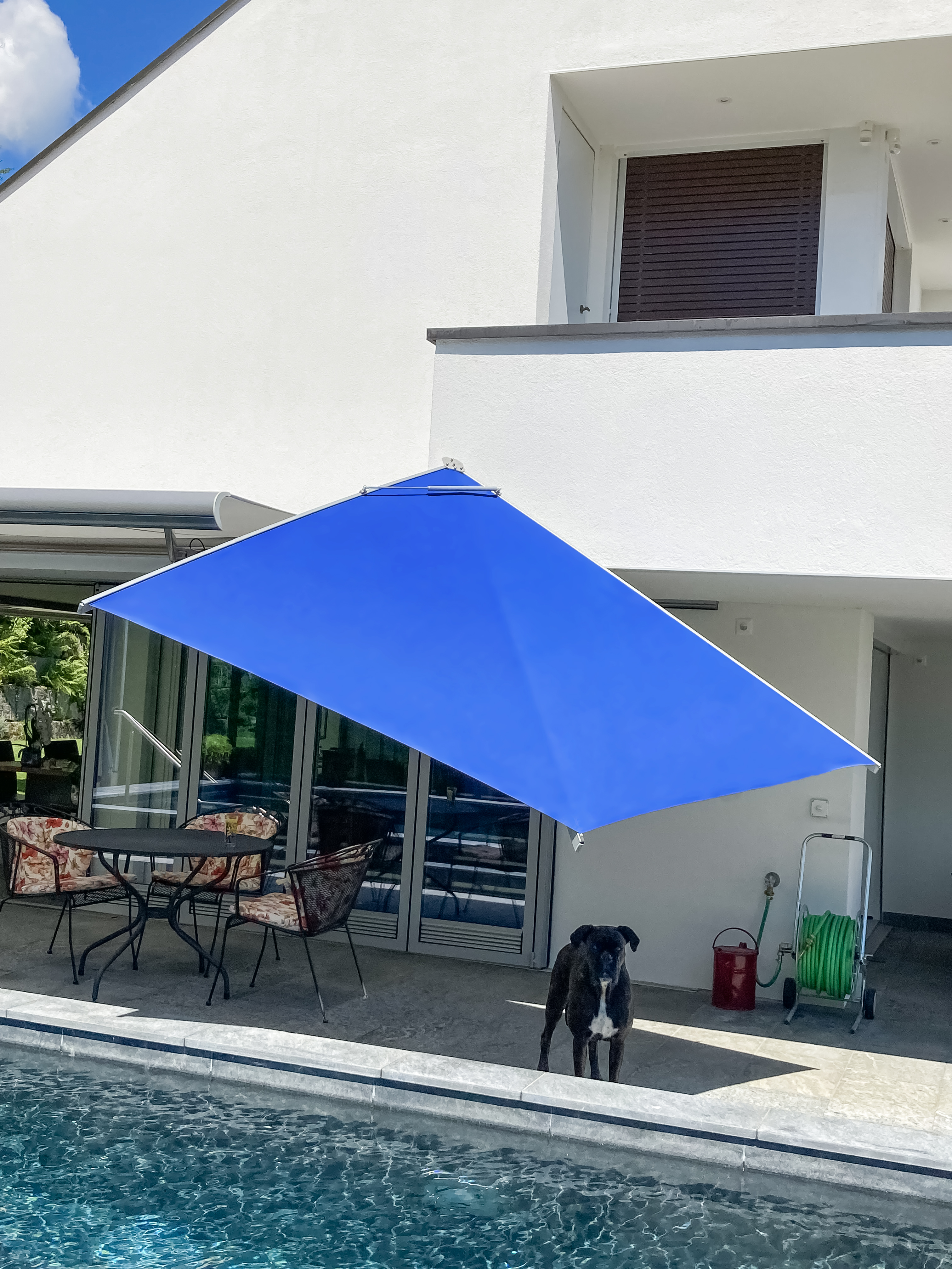 Fächermarkise für flexiblen Sonnenschutz