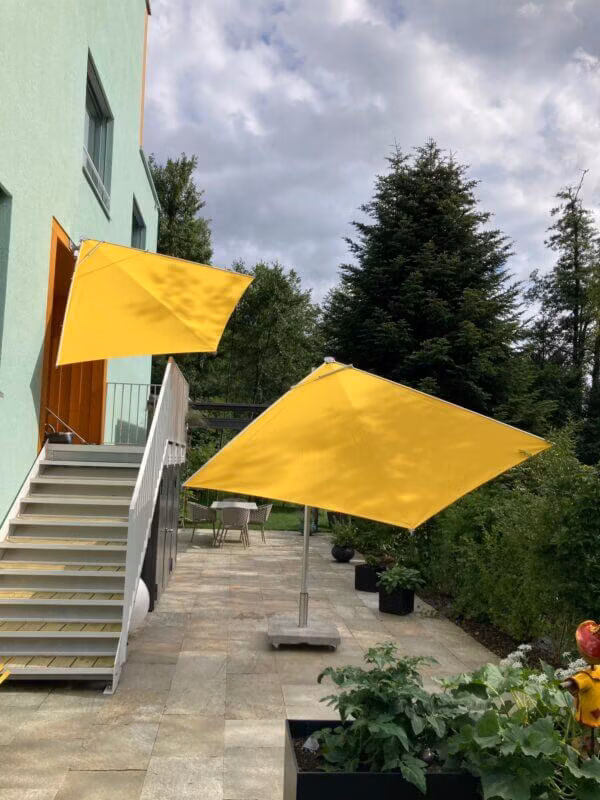 Fächermarkise für flexiblen Sonnenschutz