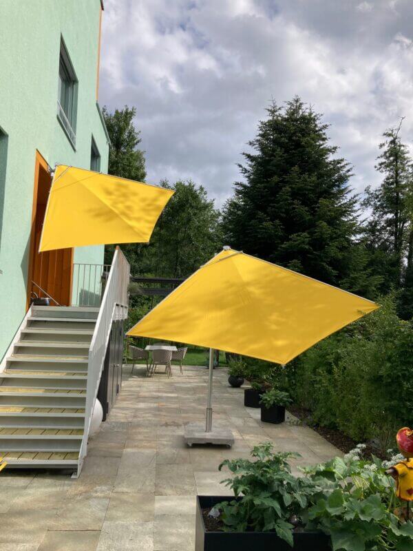 Fächermarkise für flexiblen Sonnenschutz