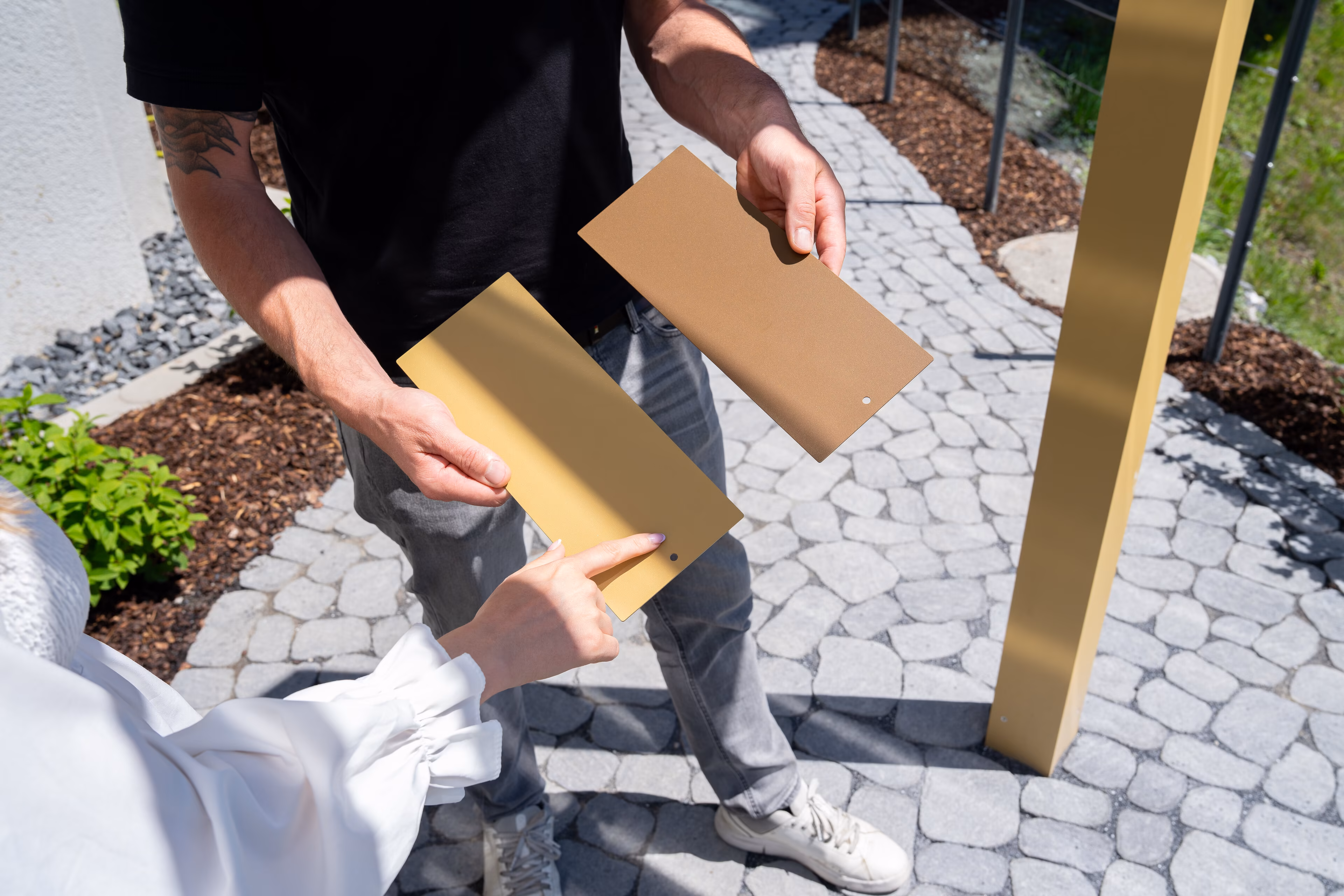 Sie möchten etwas in den Schatten stellen