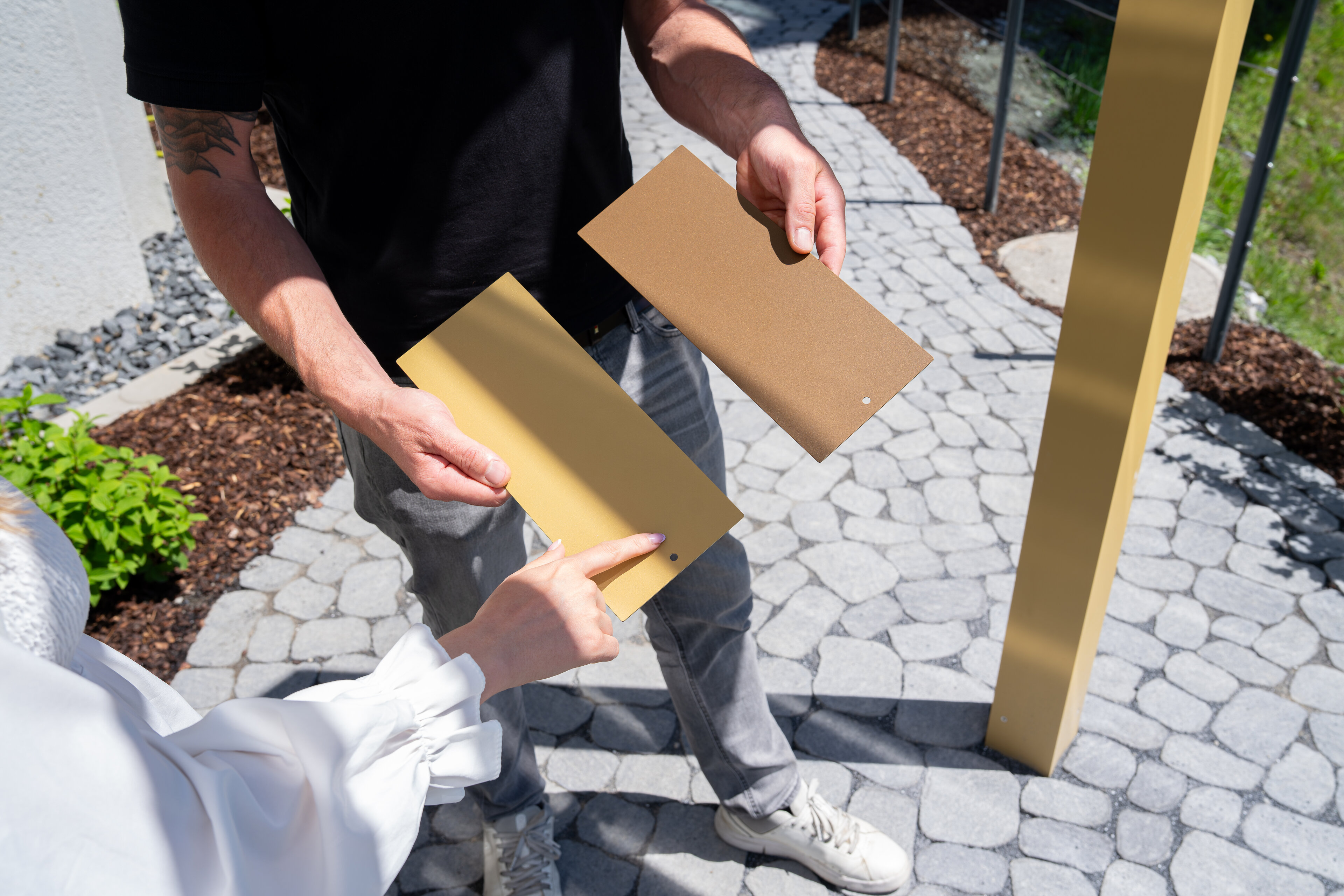 Sie möchten etwas in den Schatten stellen
